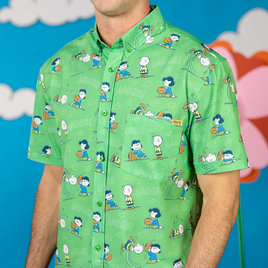 Peanuts "AAUGH!" – KUNUFLEX Short Sleeve Shirt