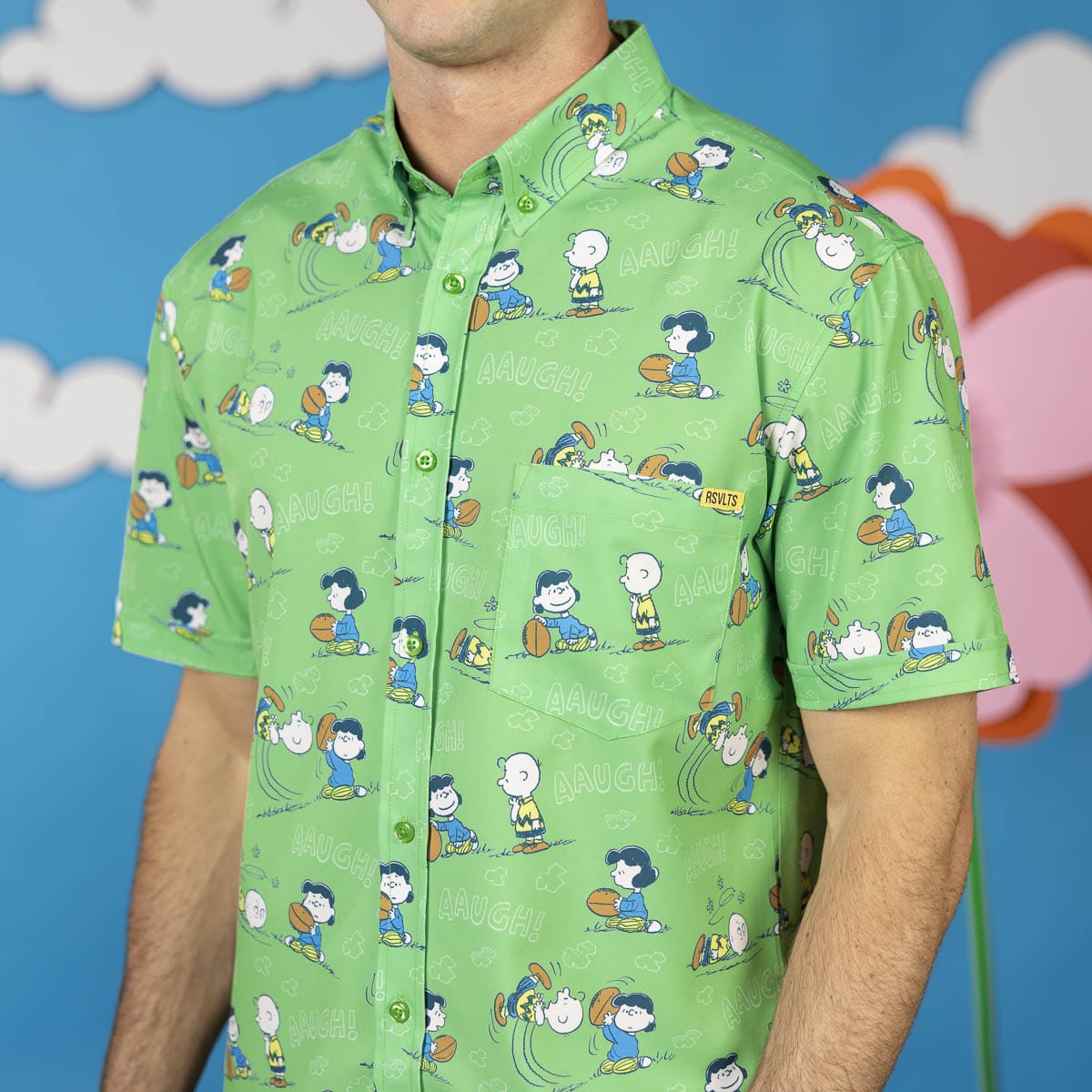 Peanuts "AAUGH!" – KUNUFLEX Short Sleeve Shirt