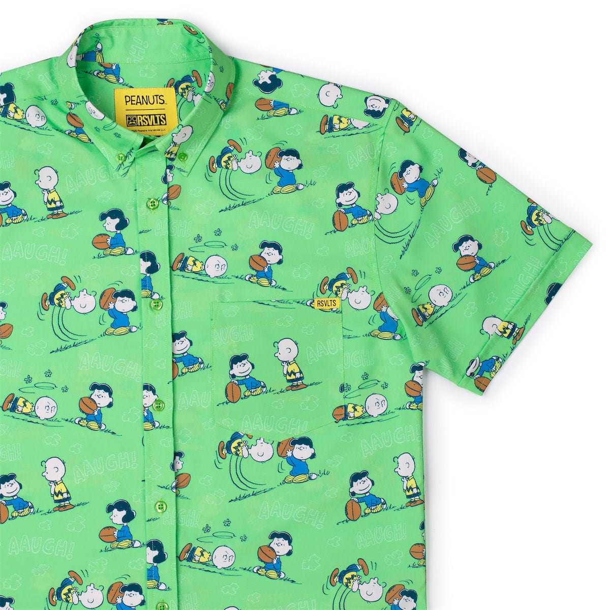 Peanuts "AAUGH!" – KUNUFLEX Short Sleeve Shirt